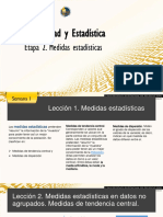 Presentación - ETAPA 2 - MEDIDAS ESTADÍSTICAS