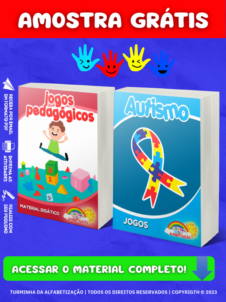 Amostra Grátis - Jogos Pedagógicos Incluso Autismo | PDF