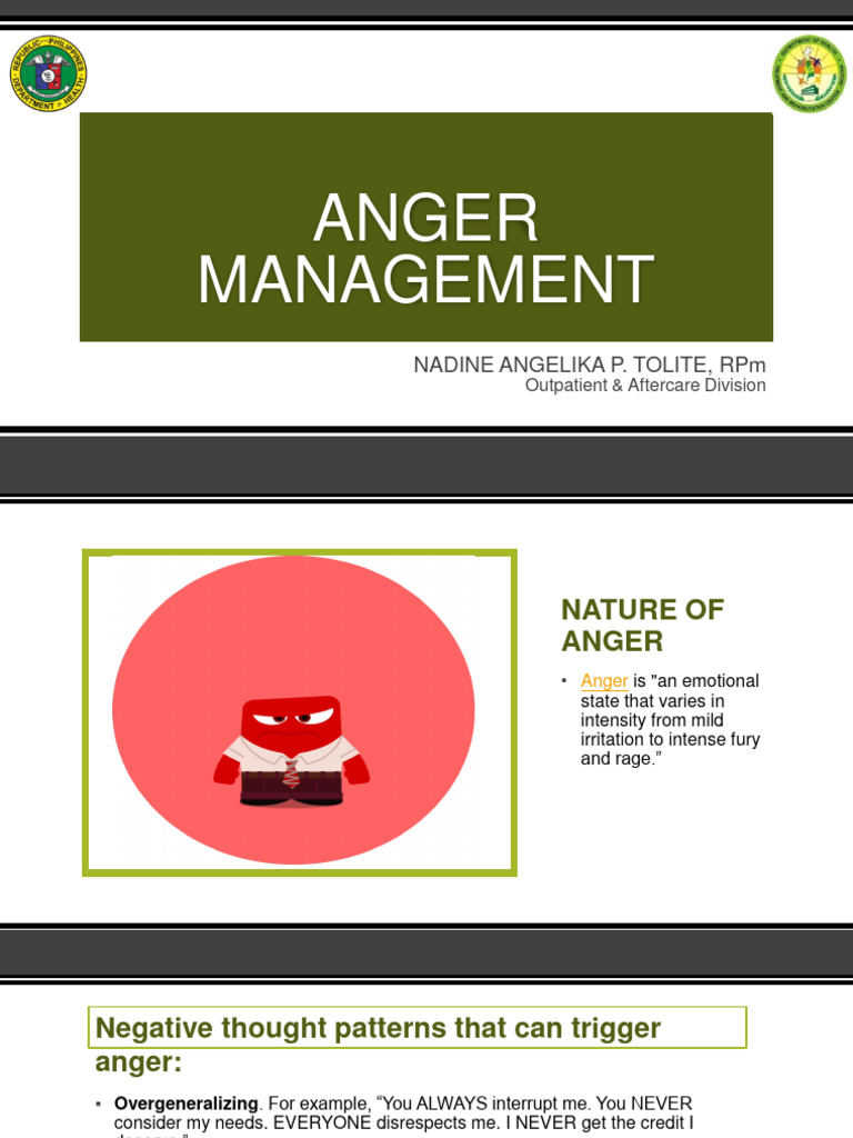 Effective Anger Management Strategies | PDF | Anger | Stress (Biology)
