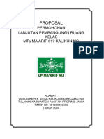PROPOSAL LANJUTAN RUANG KELAS 2024-MTS MA'ARIF 0l7 KALIKUNING PDF