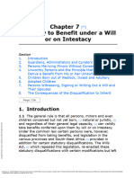 The Law of Succession in South Africa - (Chapter 7 Capacity To Benefit Under A Will or On Intestacy)