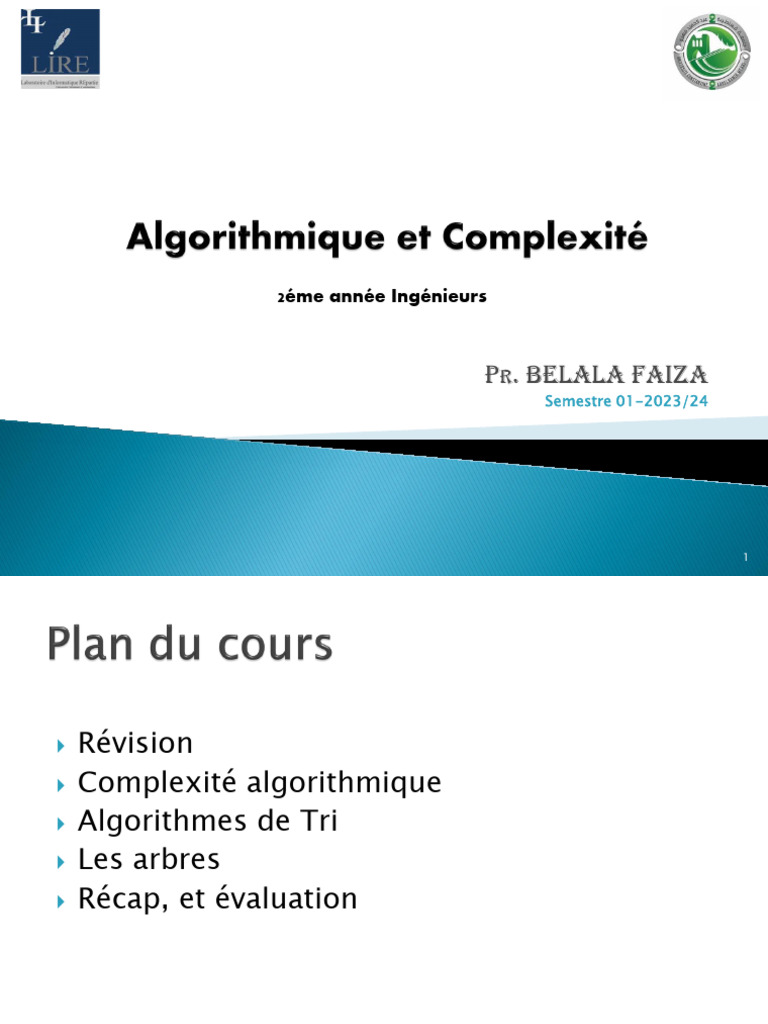 Algorithmes et Structures de Données | PDF | Programme informatique ...