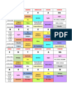 Horario de Clases