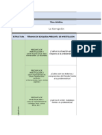 Matriz de Lectura Crítica - Problemática - Plantilla y Modelo