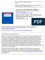 Journal of Contemporary Religion: To Cite This Article: Dominic Corrywright (2004) Network Spirituality: The Schumacher