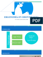 Ergonomia en Odontologia