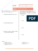 Função Composta - Exercicios