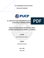 Suyón Cuadros El Compliance Como Herramienta de Desarrollo para Las Pequeñas Compañias Peruanas