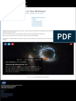 What Did Hubble See On Your Birthday NASA