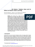 Connecting With Nature Tadabur Alam and Its Effect On Islamic Value Learning - 2024 - EDP Sciences