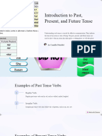 Introduction To Past Present and Future Tense