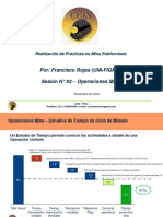 Realización de Prácticas en Mina Subterránea - Sesión 03