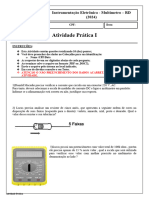 Atividade Prática Multimetro 2024