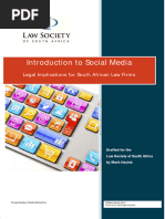 Social Media_Legal Implications for SA Law Firms and draft policy December 2012