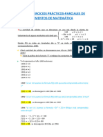 Ejercicios Resueltos - Parciales Finales de Elementos de Matematica PDF