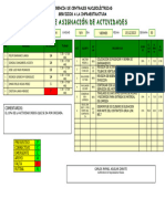 Asignacion de Actividades Diario