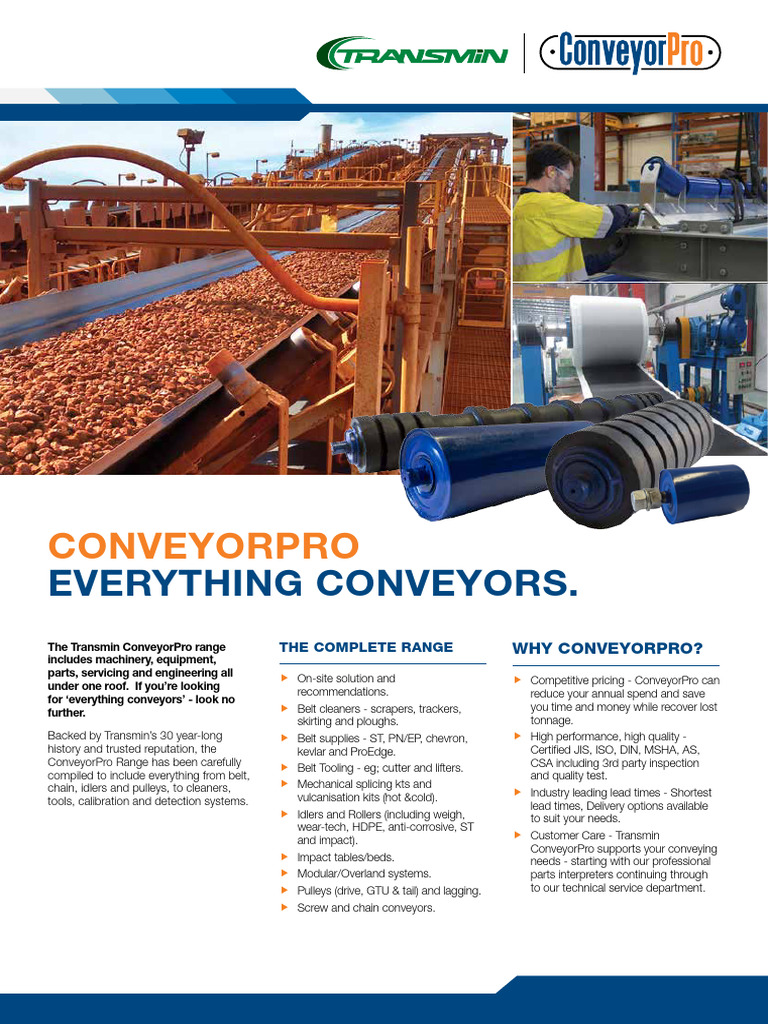 Comprehensive Conveyor Solutions | PDF | Belt (Mechanical ...