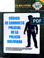 Codigo de Conducta Del Policia