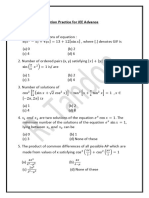 Trigonometric Equation Practice For JEE Advance