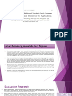 Evaluasi Desain Riset Antena Sub Terahertz