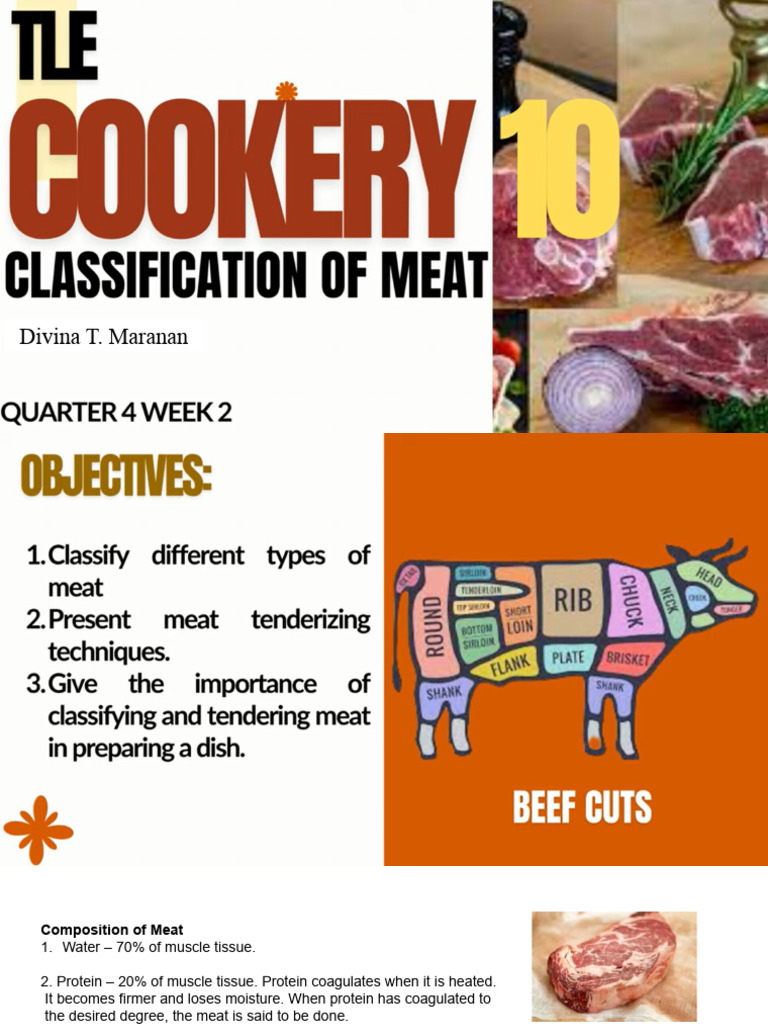 Q4-Composition of Meat | PDF | Wellness