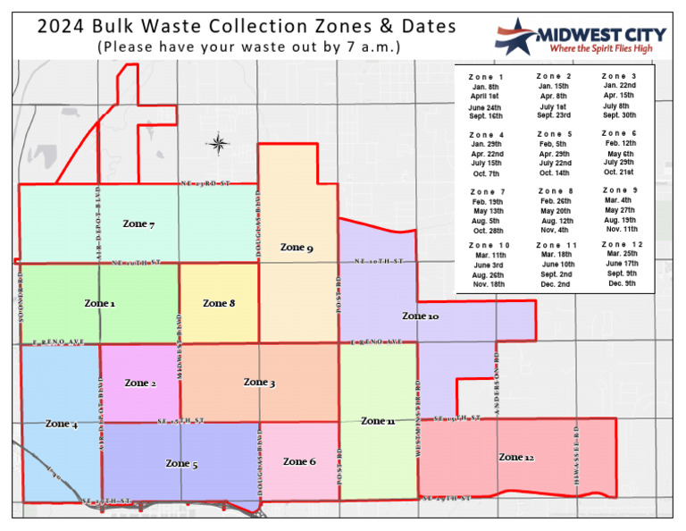 2024 Bulk Waste Calendar | PDF