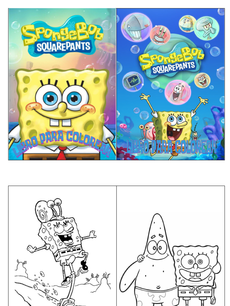 Libro Bob Esponja para Colorear | PDF