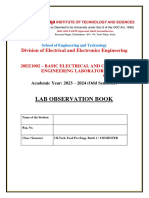 Electrical Lab Manual