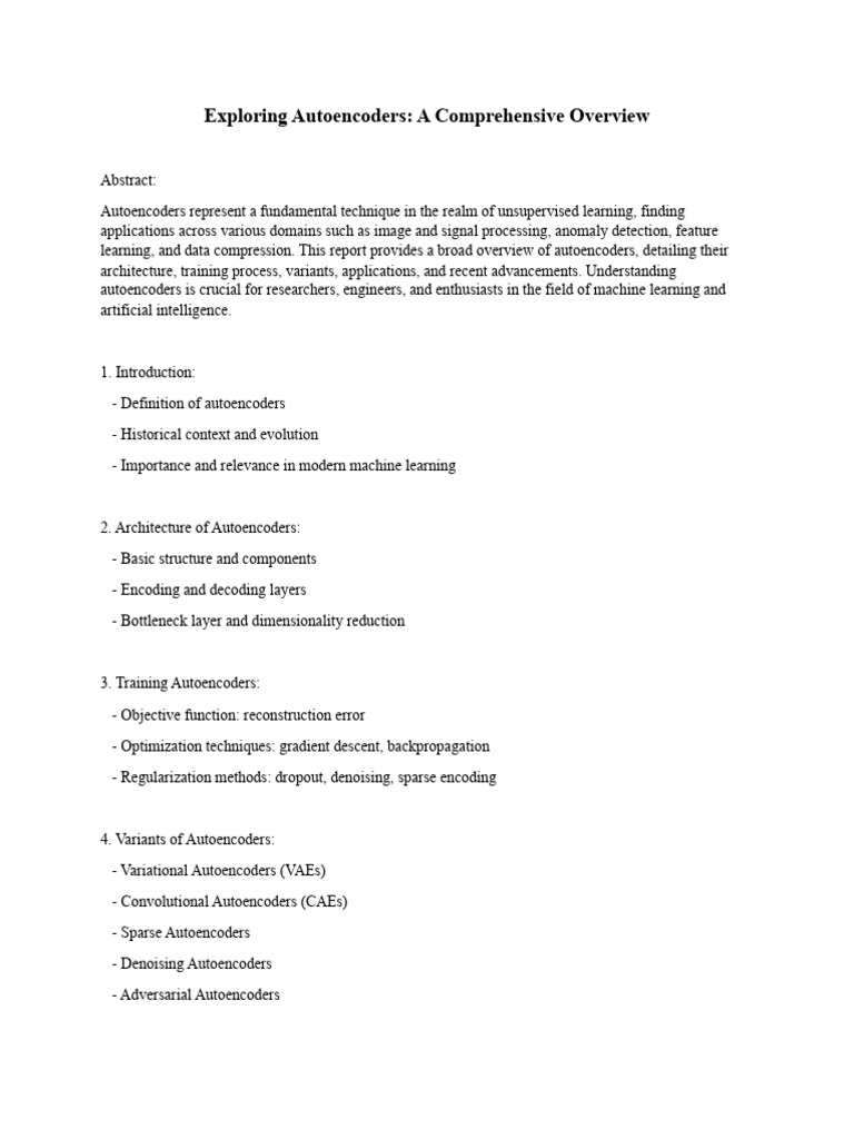 Autoencoder | PDF | Machine Learning | Artificial Intelligence