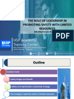 The Role of Leadership in Promoting Safety With Limited Resources
