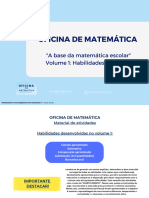 VOLUME 1 Apostila Atividades de Matemática Habilidades Primárias Volume 1