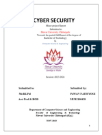 Report On Cyber Security