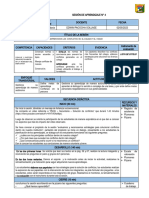 Sesion de Aprendizaje - DPCC 1° - #4