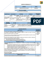 Sesion de Aprendizaje - DPCC 1° - #5