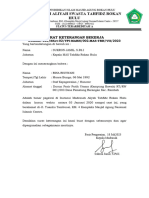 Surat Keterangan Bekerja Kak Rina