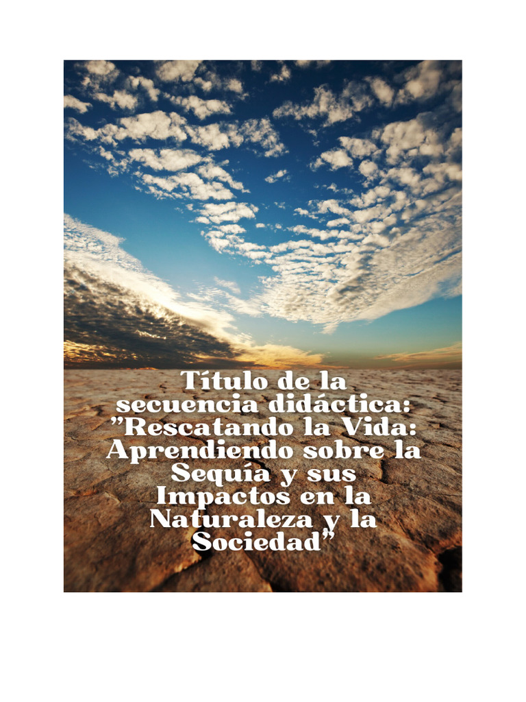 Frases sobre la sequía y su impacto | PDF | Agua | Sequía