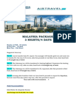 Malaysia 3N4D 2 PAX