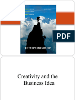 Chapter 5 Creativity and The Business Idea