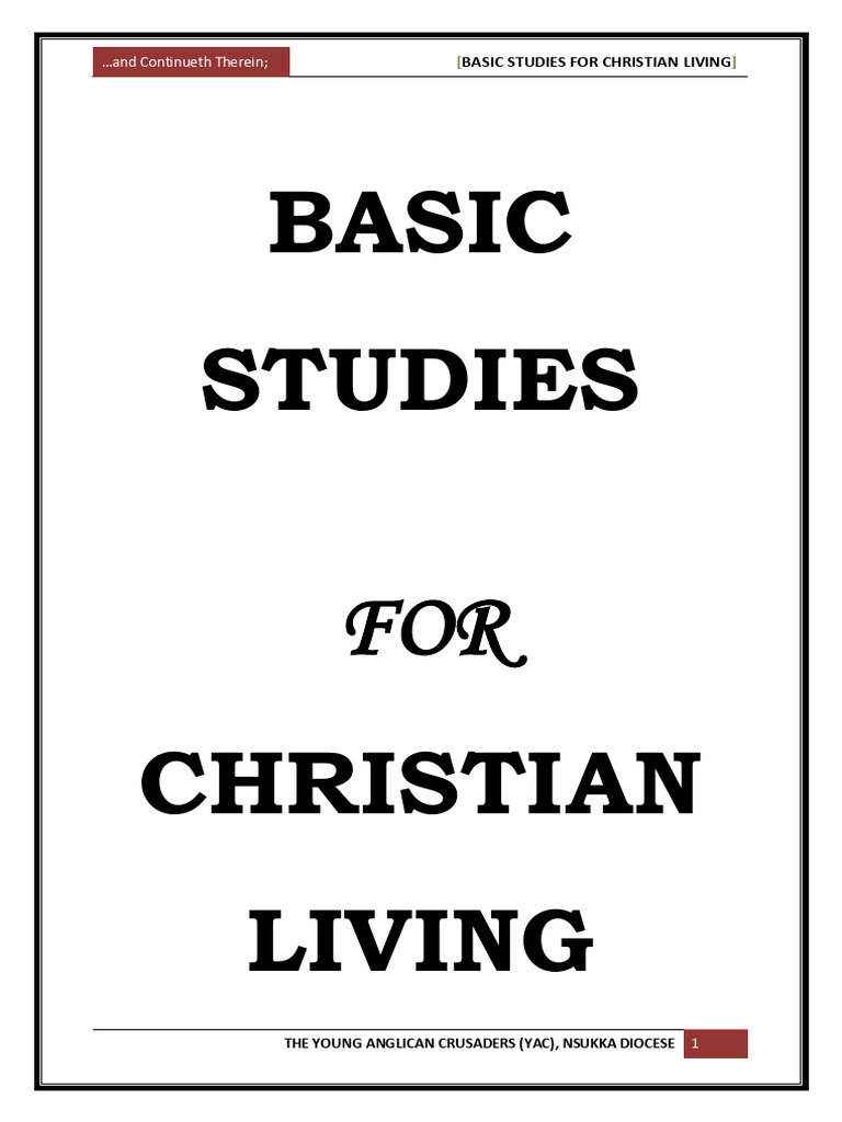 Bible Study Manual Pdf