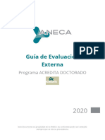 Acredita - Doctorado - Guía de Evaluación Externa - JULIO 2020