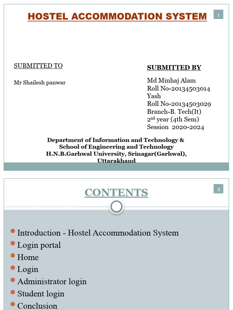 Hostel Management Software Guide | PDF | Computing | Software