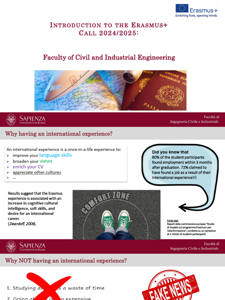 Presentazione Bando Erasmus 25 01 2024 Pdf Cost Of Living Thesis