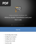 Gideros Studio Installation and Your First Code