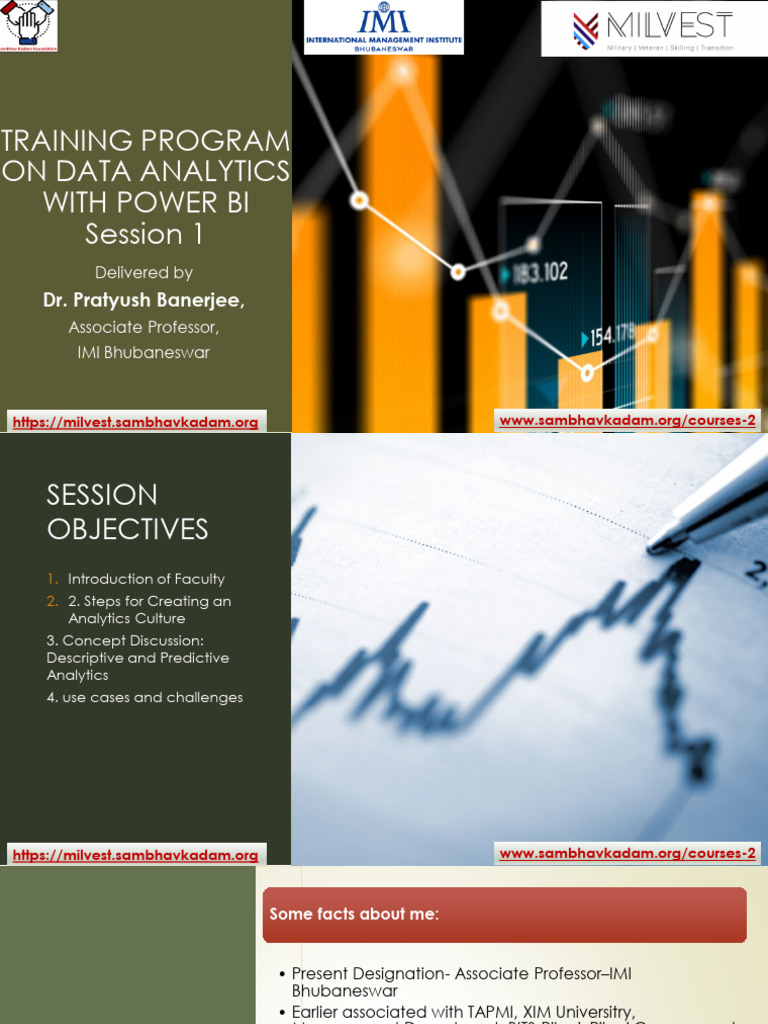 Session 1 - Introduction To Data Analytics | PDF | Analytics ...