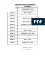 Jadwal MR DM IPD RSUA Maret 2022