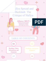 Hallyu Spread and Backlash: The Critique of Hallyu