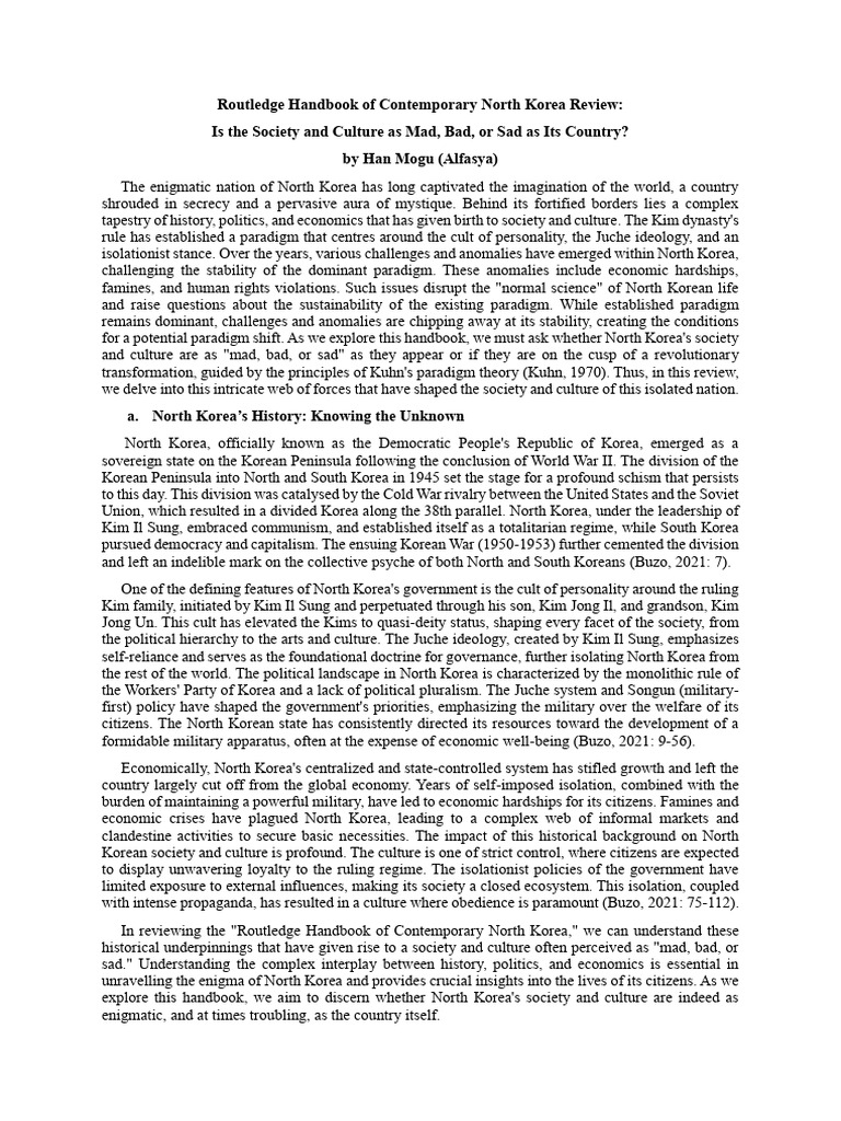 Understanding North Korea's Songbun System | PDF | North Korea | World ...