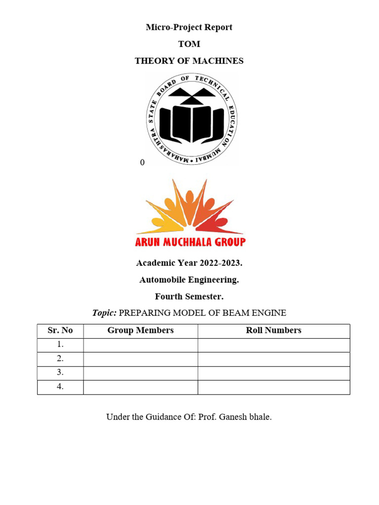 Tom Report | PDF | Engines | Steam Engine