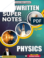 Physics Handwritten Notes.