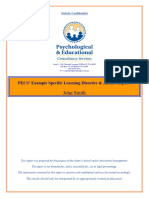 PECS Example SLD Dyslexia Dysgraphia Dyscalculia ADHD Report - 1 - M 16857773